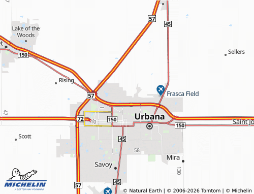 Mappa MICHELIN Wilbur Heights - ViaMichelin