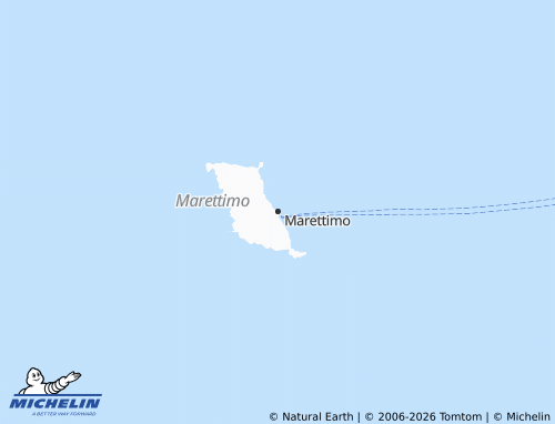 Mapa MICHELIN Marettimo - ViaMichelin