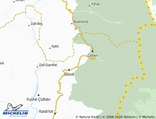 MICHELIN Kallë map - ViaMichelin