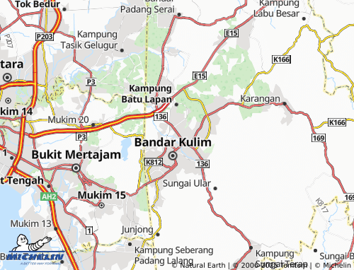 MICHELIN-Landkarte Kampung Sungai Badak - ViaMichelin