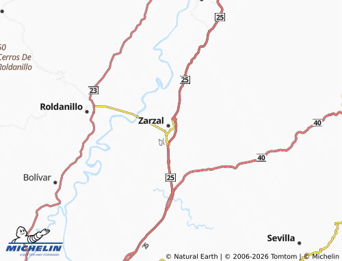 MICHELIN-Landkarte Pama - ViaMichelin