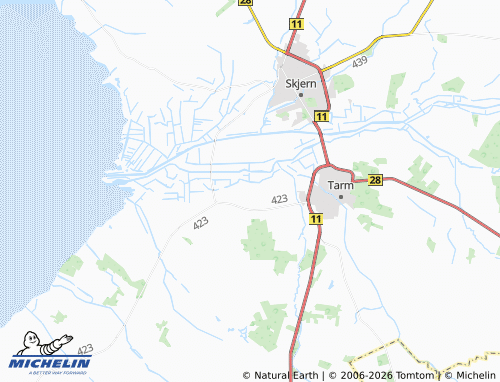 Mapa MICHELIN Nørre Bøel - ViaMichelin
