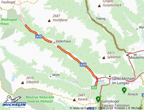 Mappa MICHELIN Lamm - ViaMichelin