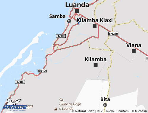 Mappa MICHELIN Mbondo Chapeu - ViaMichelin