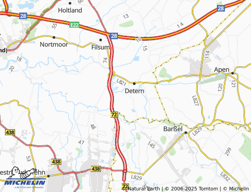 Carte MICHELIN Barge - ViaMichelin