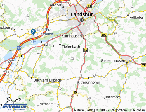 MICHELIN Zweikirchen map - ViaMichelin