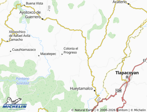 Mappa MICHELIN Palmagtitán - ViaMichelin