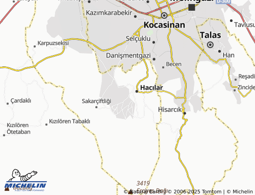 MICHELIN-Landkarte Yediağaç - ViaMichelin