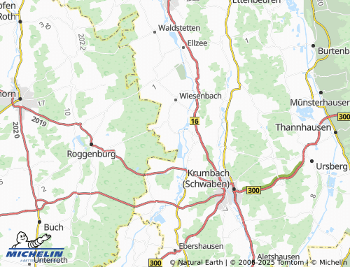 MICHELIN-Landkarte Oberegg - ViaMichelin