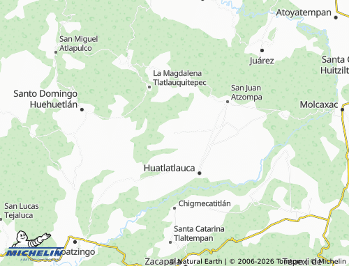 MICHELIN-Landkarte Cuatetelco - ViaMichelin