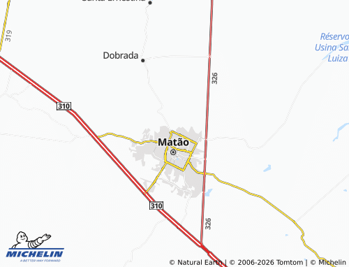 Mapa MICHELIN Jardim Primavera - ViaMichelin