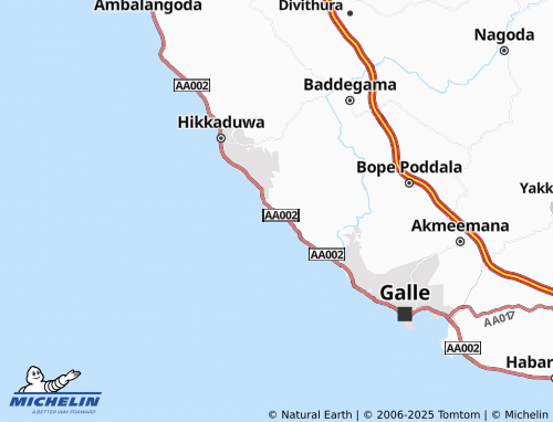 Carte MICHELIN Karawegoda - ViaMichelin