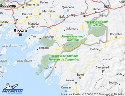 MICHELIN Quebo map - ViaMichelin