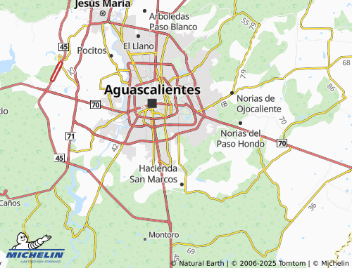 Carte MICHELIN Jardines de Casa Blanca - ViaMichelin