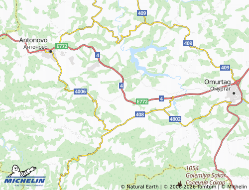 Mapa MICHELIN Kyosevtsi - ViaMichelin