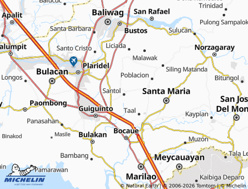 MICHELIN Santol map - ViaMichelin