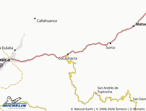 Kaart MICHELIN San Bartolomé - ViaMichelin