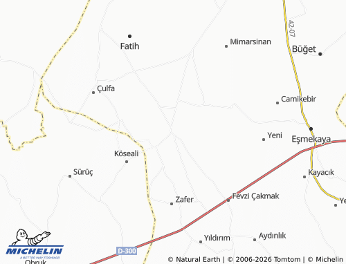 MICHELIN Celil map - ViaMichelin