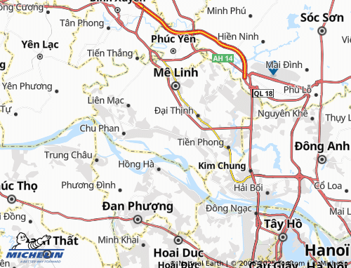 MICHELIN Văn Khê map - ViaMichelin