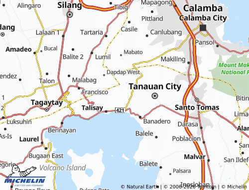 MICHELIN Aya map - ViaMichelin