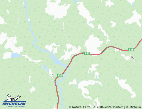 Carte MICHELIN Häggenås - ViaMichelin