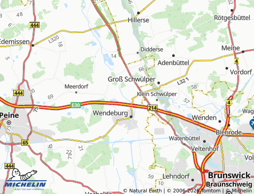 MICHELIN Harvesse map - ViaMichelin