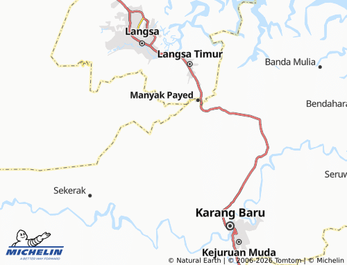 MICHELIN Paya Baru map - ViaMichelin