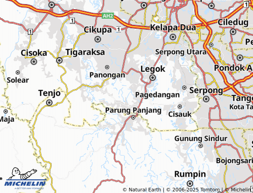MICHELIN Bojong Kamal map - ViaMichelin