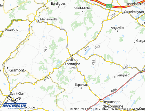Mappa MICHELIN Lavit - ViaMichelin