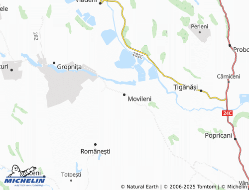 MICHELIN Movileni map - ViaMichelin