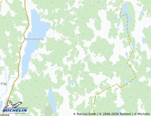 MICHELIN-Landkarte Koskiperä - ViaMichelin