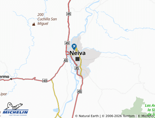 Mapa MICHELIN Neiva - ViaMichelin