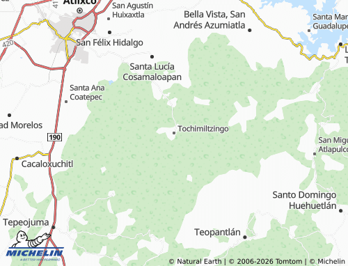 MICHELIN Tochimiltzingo map - ViaMichelin
