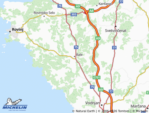 Mapa MICHELIN Bale - ViaMichelin