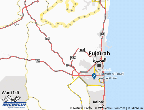 Mapa MICHELIN Wadi Yabsa - ViaMichelin