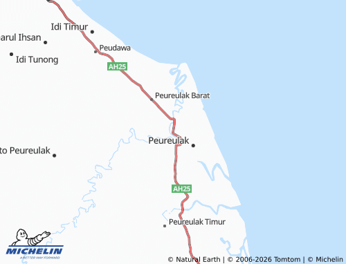 MICHELIN Blang Betra map - ViaMichelin