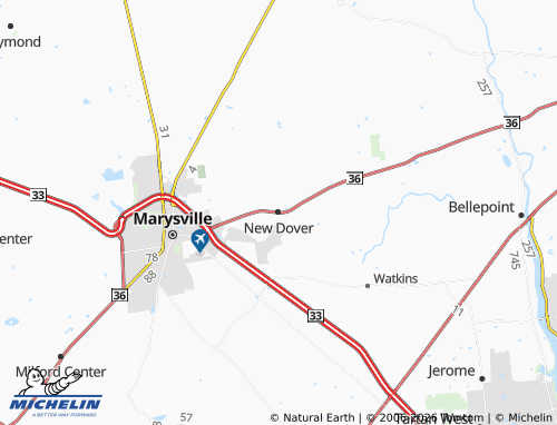 Mapa MICHELIN New Dover - ViaMichelin