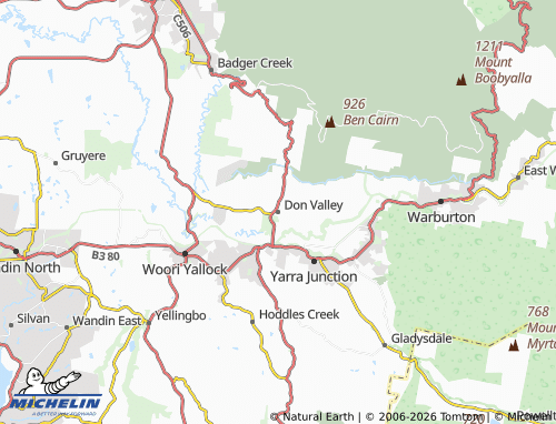 Mapa MICHELIN Don Valley - ViaMichelin