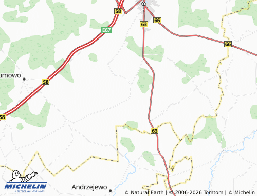 MICHELIN Sasiny map - ViaMichelin