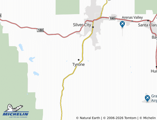 Mappa MICHELIN Tyrone - ViaMichelin
