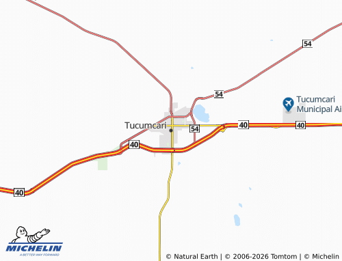 MICHELIN Tucumcari map - ViaMichelin
