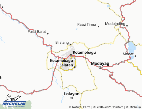 MICHELIN Kotamobagu map - ViaMichelin