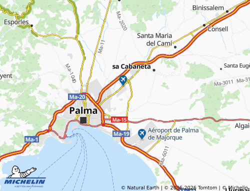 Mapa MICHELIN Pla de na Tesa - ViaMichelin