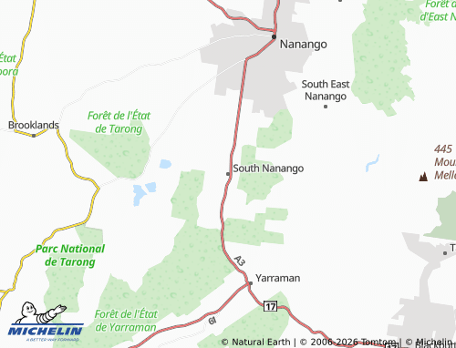 Mappa MICHELIN South Nanango - ViaMichelin