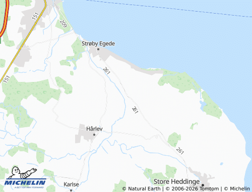 MICHELIN Strøby map - ViaMichelin