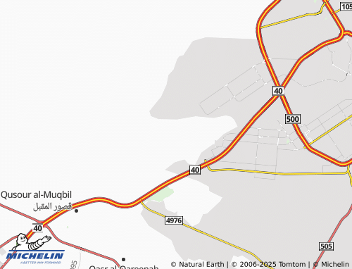 MICHELIN Wady Laban District map - ViaMichelin