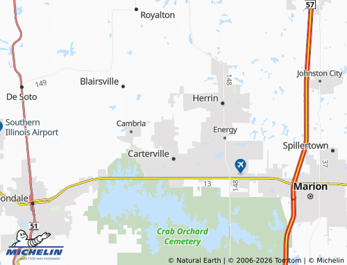 Mappa MICHELIN Dewmaine - ViaMichelin