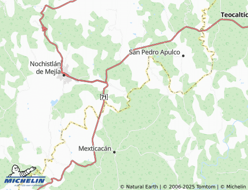Carte MICHELIN Toyahua de Abajo - ViaMichelin