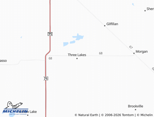 Mapa MICHELIN Three Lakes - ViaMichelin