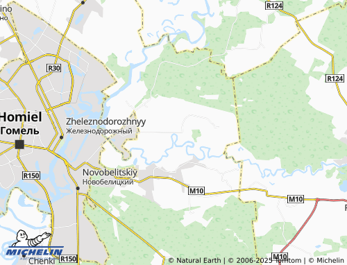 MICHELIN Romanovichi map - ViaMichelin